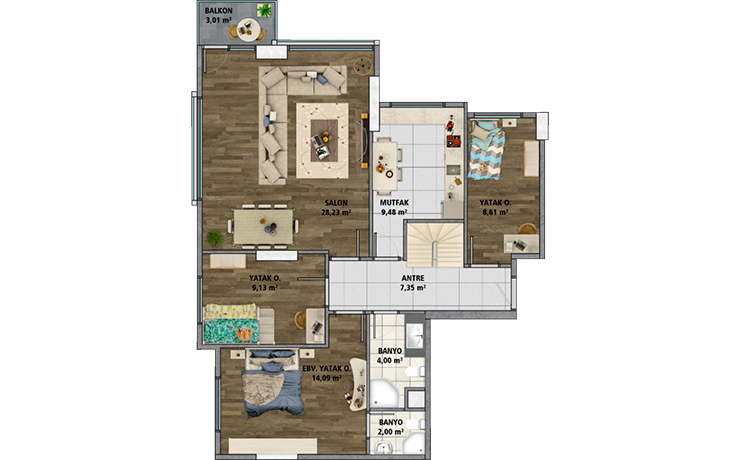 DAİRE TİP 3
